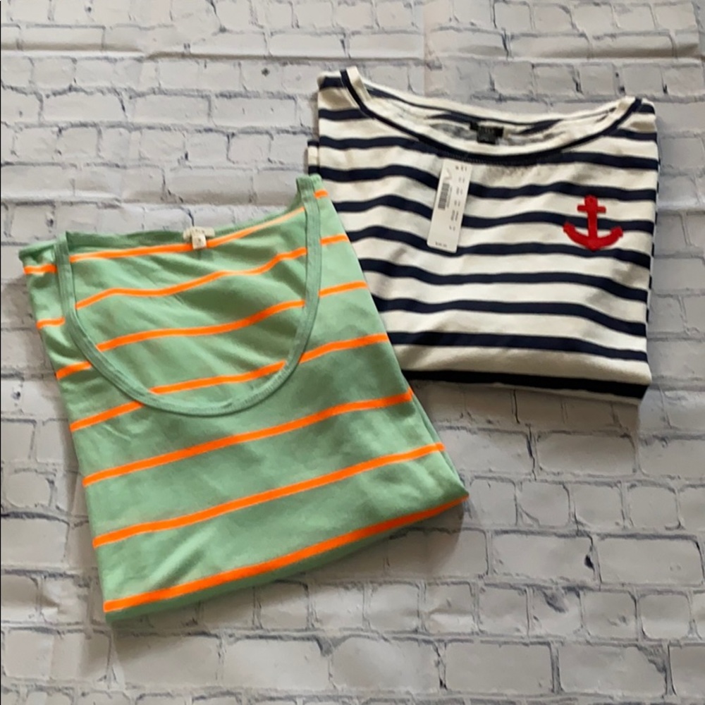 2 JCrew tees